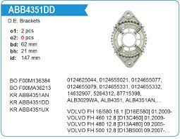 ABB4351UX Крышка генератора передняя (CASE :New Holland)