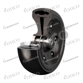 008350.03 Колесо в сборе OTICO/300x100/L/60S/PB/A/20X90/RLT/RAL9005