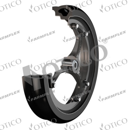 024320.03 Колесо в сборе OTICO/405x80/LV/71S/M25BB/C2HD/16x44/FKL/RAL9005